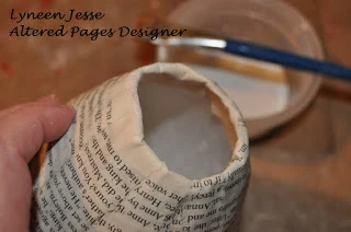 craft project with plaster cloth